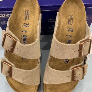 Birkenstock women double buckle slippers narrow version